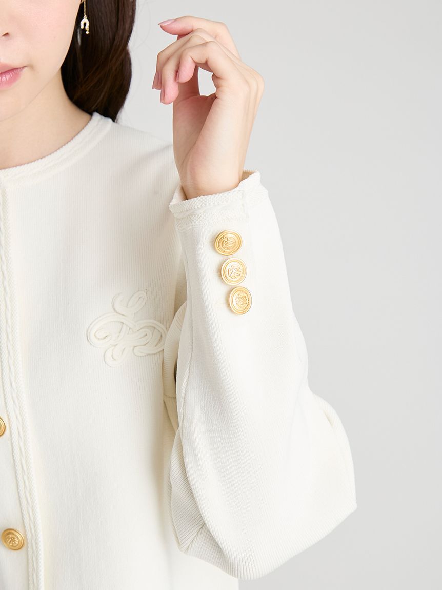 CELFORD「トリム総針カーディガン」|カーディガン|