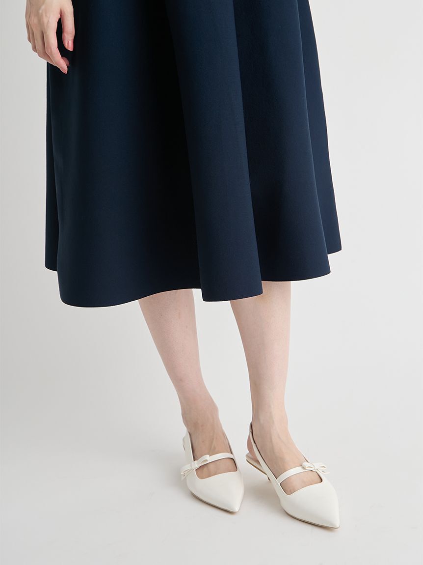 CELFORD「【UVカット】【洗える】ボウタイニットワンピース」|ワンピース|