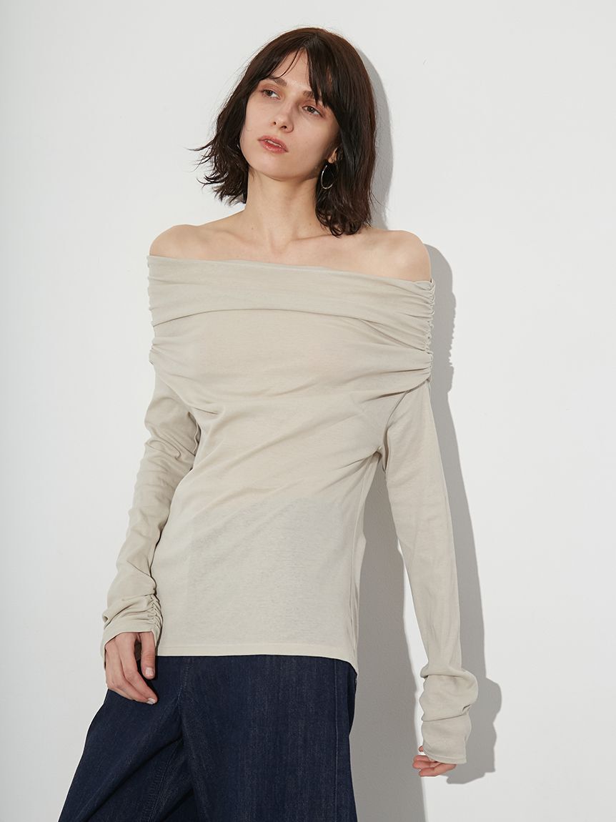 styling/「オフショルダーカットトップス」|Tシャツ・カットソー|