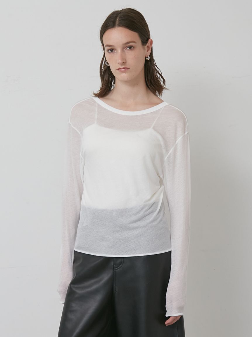 styling/「Ｕネック2WAYカットトップス」|Tシャツ・カットソー|