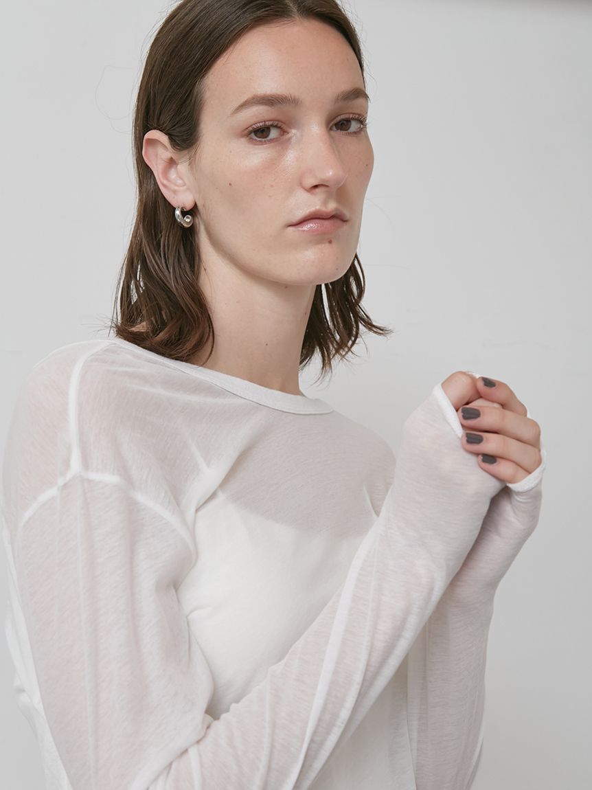 styling/「Ｕネック2WAYカットトップス」|Tシャツ・カットソー|