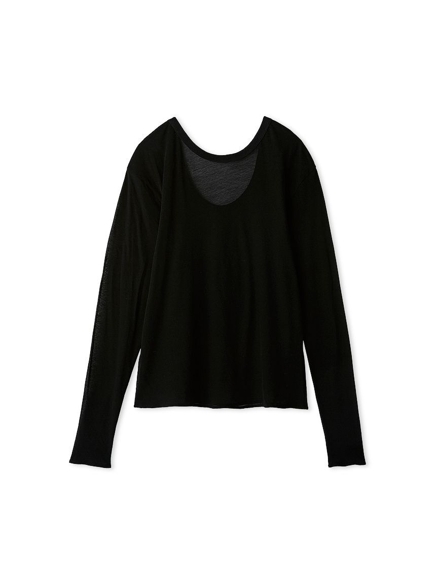 styling/「Ｕネック2WAYカットトップス」|Tシャツ・カットソー|BLK