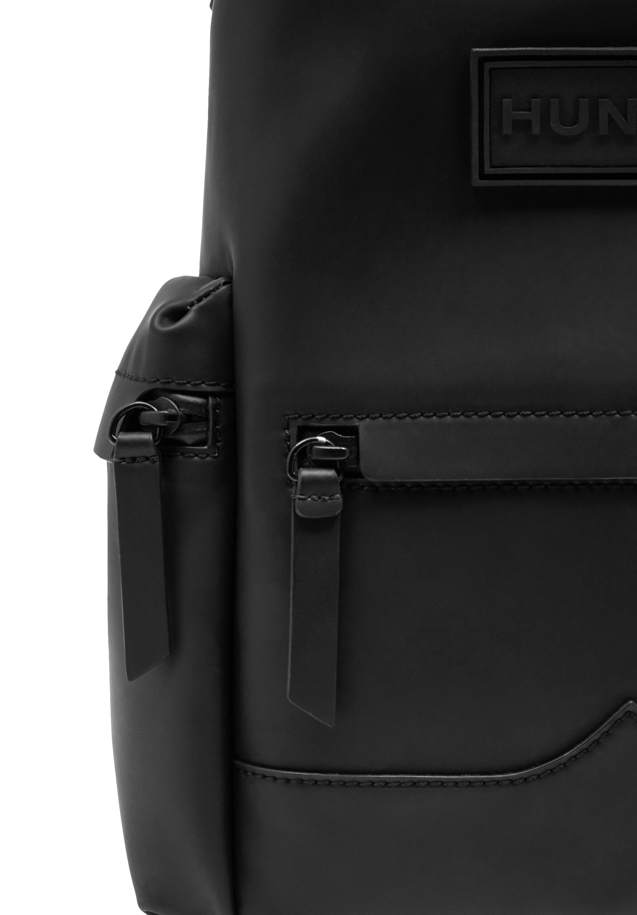 HUNTER「オリジナルトップクリップバックパック ラバライズドレザー ミディアム」|リュック|