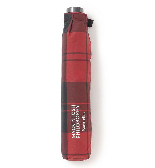 MACKINTOSH PHILOSOPHY「バーブレラ タータンチェック 55cm」|傘|レッド