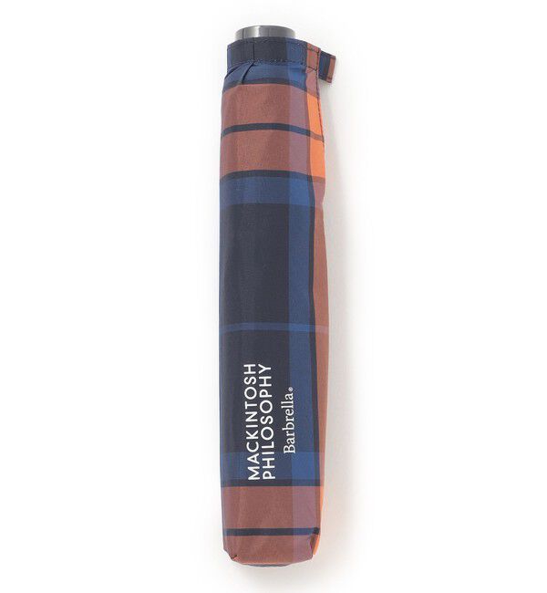 MACKINTOSH PHILOSOPHY「バーブレラ タータンチェック 55cm」|傘|オレンジ