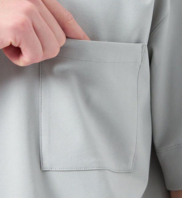 MACKINTOSH PHILOSOPHY「ドライフラットストレッチ クルーネック五分袖ポケT」|Tシャツ・カットソー|