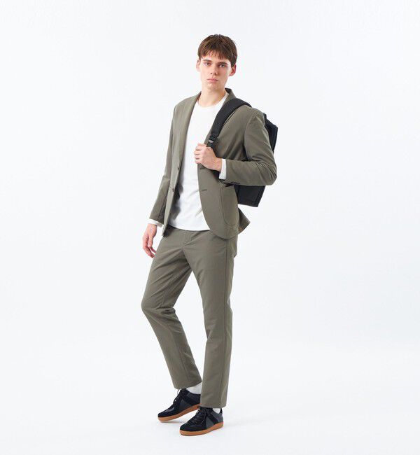 MACKINTOSH PHILOSOPHY「ブリテック イージーパンツ オックス調ダブルクロス」|スラックス|