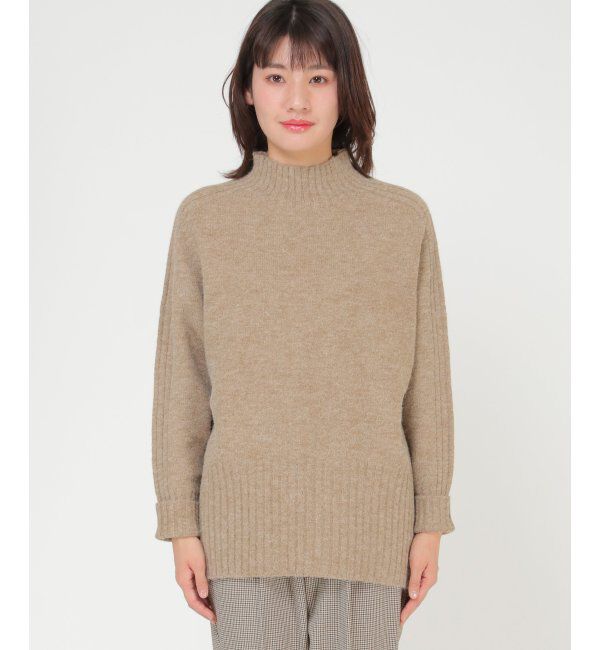 ikka「ハイネックバックスリットプルオーバー」|プルオーバー|