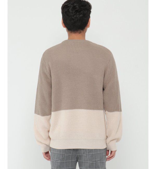 ikka「バイカラーニットアンサンブル」|ニット・セーター|