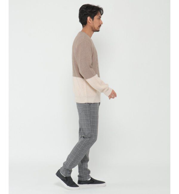 ikka「バイカラーニットアンサンブル」|ニット・セーター|