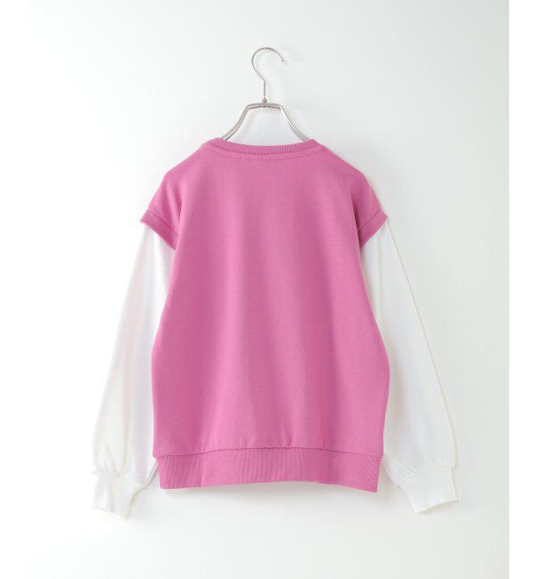 ikka kids「【キッズ】CONVERSE コンバース オールスター 袖レイヤートレーナー（130 ~160cm）」|Tシャツ・カットソー|