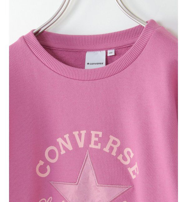 ikka kids「【キッズ】CONVERSE コンバース オールスター 袖レイヤートレーナー（130 ~160cm）」|Tシャツ・カットソー|
