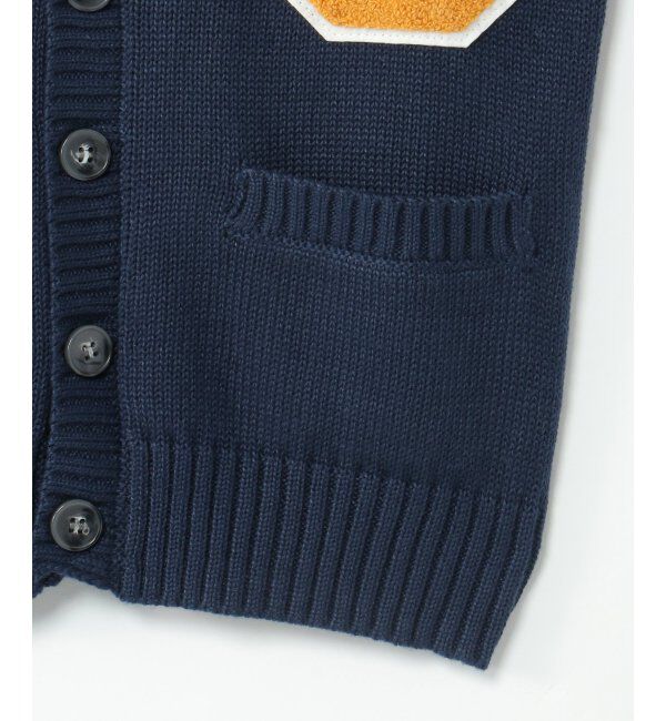 ikka kids「カレッジニットカーディガン（120~160cm）」|カーディガン|