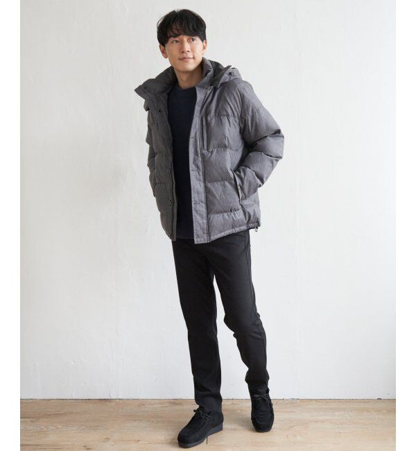 ikka「sorona(R)ウールライクフードブルゾン」|ブルゾン・スタジャン|