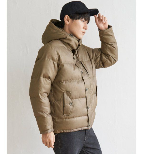 ikka「sorona(R)ウールライクフードブルゾン」|ブルゾン・スタジャン|ベージュ