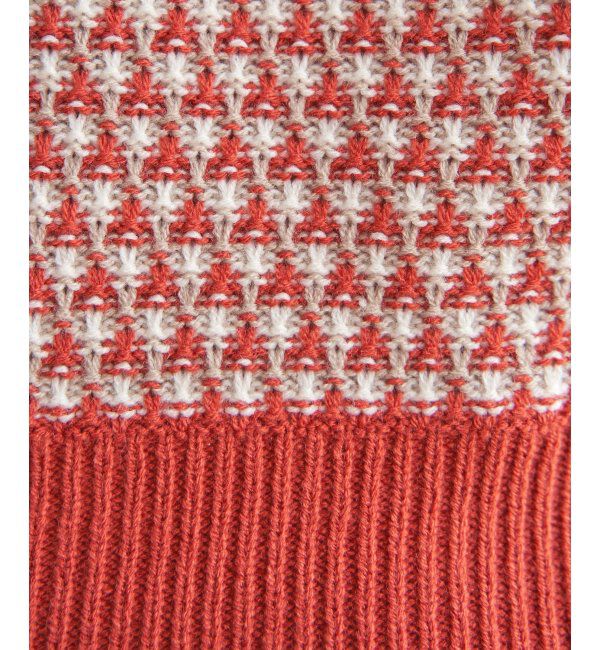 ikka「ツイード柄ニットプルオーバー」|プルオーバー|