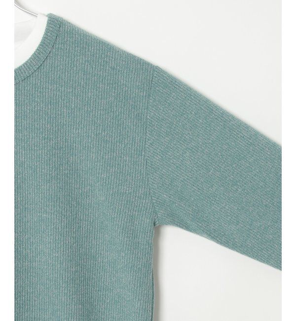 ikka「【2点セット】メランジ畦プルオーバーインナーセット」|パーカー|