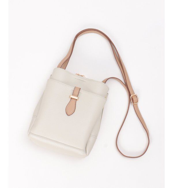 ikka「三層ミニショルダーバッグ」|その他|ライトグレー
