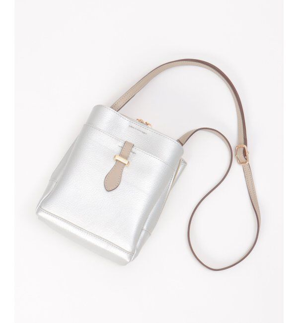 ikka「三層ミニショルダーバッグ」|その他|シルバー