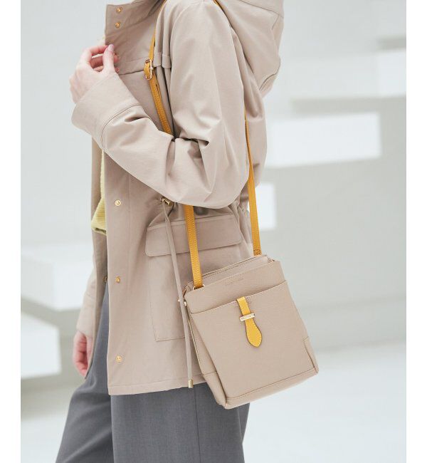 ikka「三層ミニショルダーバッグ」|その他|ベージュ
