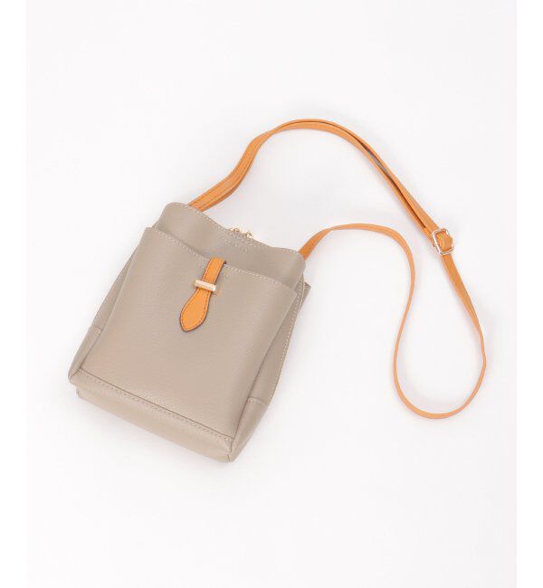 ikka「三層ミニショルダーバッグ」|その他|グレージュ