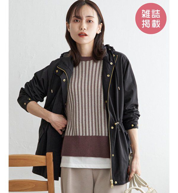 ikka「ハッスイマウンテンパーカ」|ブルゾン・スタジャン|チャコール