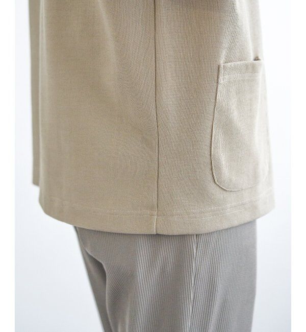 ikka「ダブルフェイスDRYカノコカーディガン」|カーディガン|