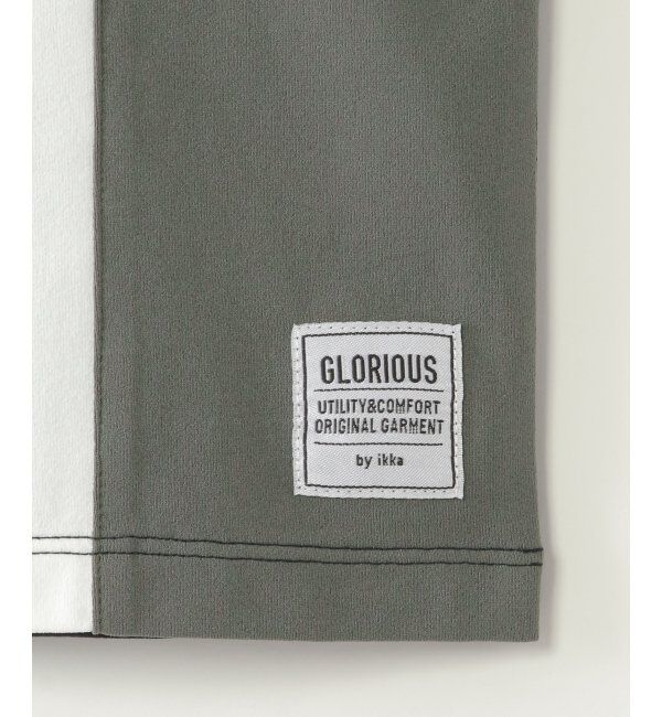 ikka kids「【親子おそろい】マルチファンクション縦切り替えTシャツ（120~160cm）」|Tシャツ・カットソー|