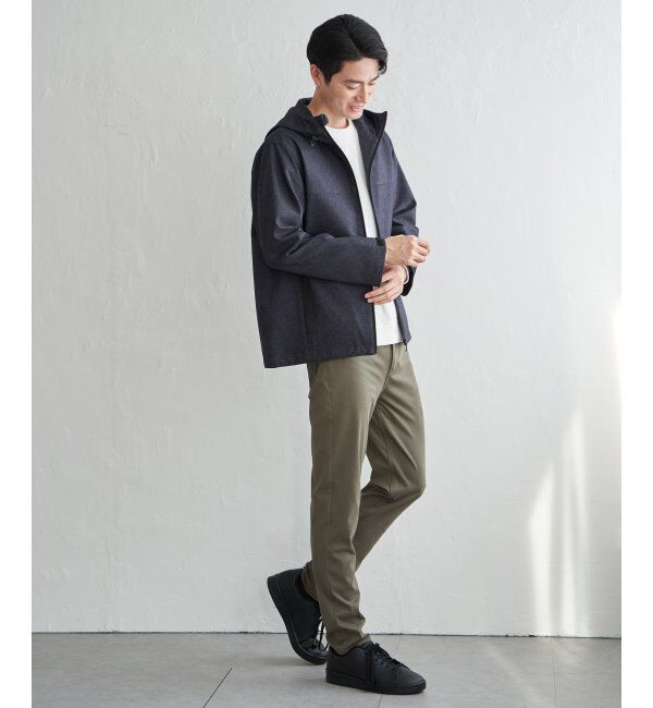 ikka「撥水メランジ ジップマウンテンパーカー」|その他|