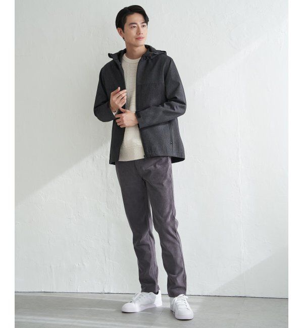 ikka「撥水メランジ ジップマウンテンパーカー」|その他|