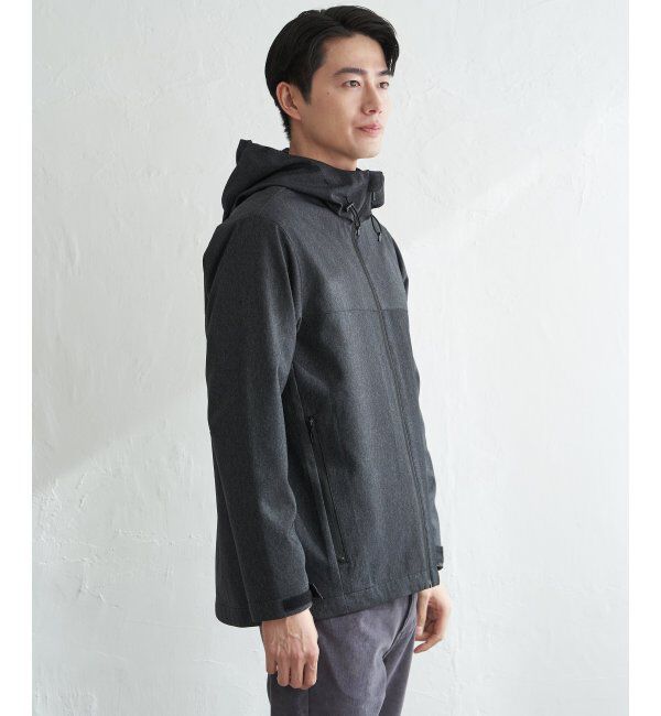 ikka「撥水メランジ ジップマウンテンパーカー」|その他|
