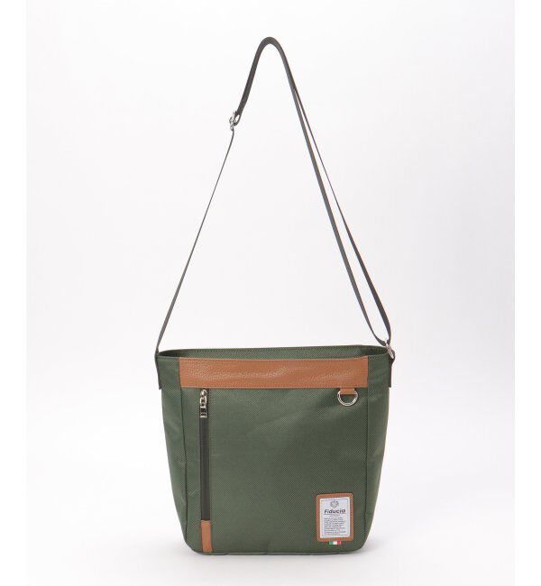 ikka「配色切り替えショルダーバッグ」|その他|オリーブ