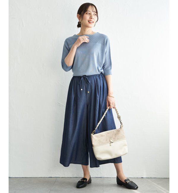 ikka「洗えるドルマンニットプルオーバー」|プルオーバー|