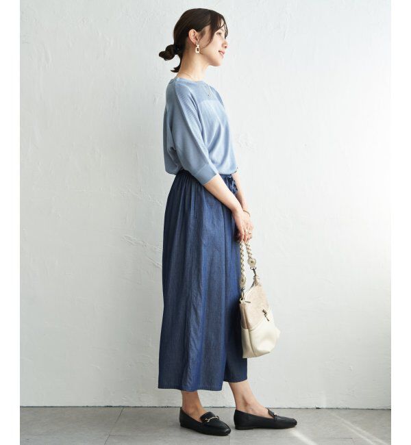 ikka「洗えるドルマンニットプルオーバー」|プルオーバー|