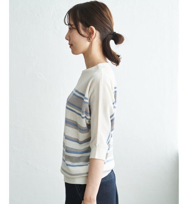 ikka「洗えるドルマンニットプルオーバー」|プルオーバー|