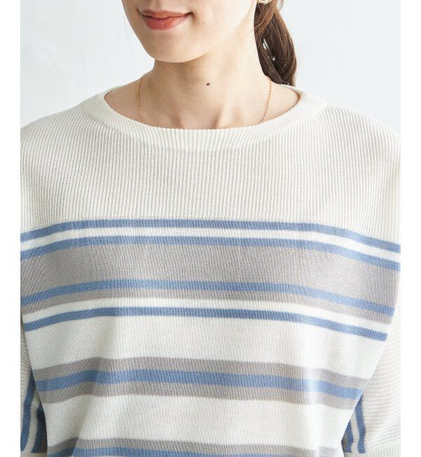 ikka「洗えるドルマンニットプルオーバー」|プルオーバー|