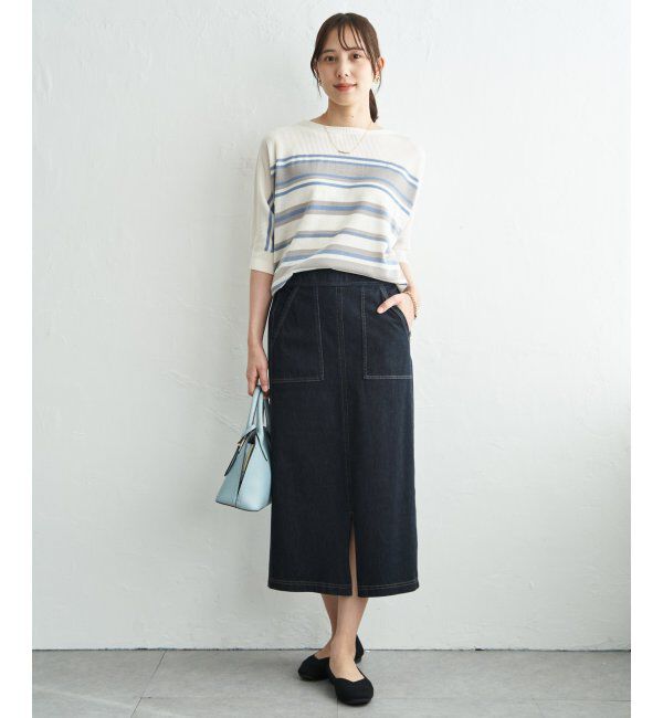 ikka「洗えるドルマンニットプルオーバー」|プルオーバー|