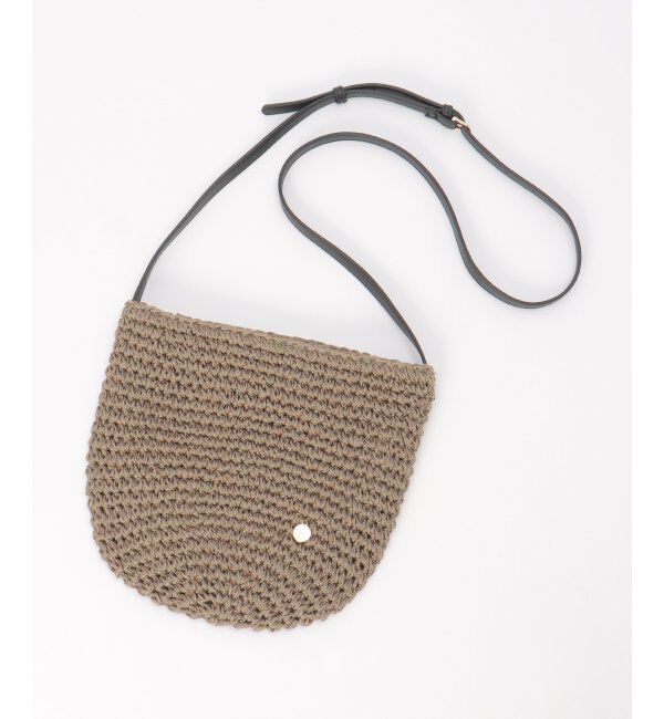 ikka「雑材こま編み2WAYショルダーバッグ」|その他|ブラウン