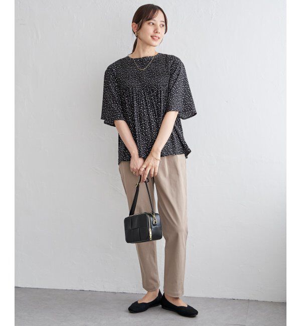 ikka「マジョリカ3段プリーツブラウス」|シャツ・ブラウス|