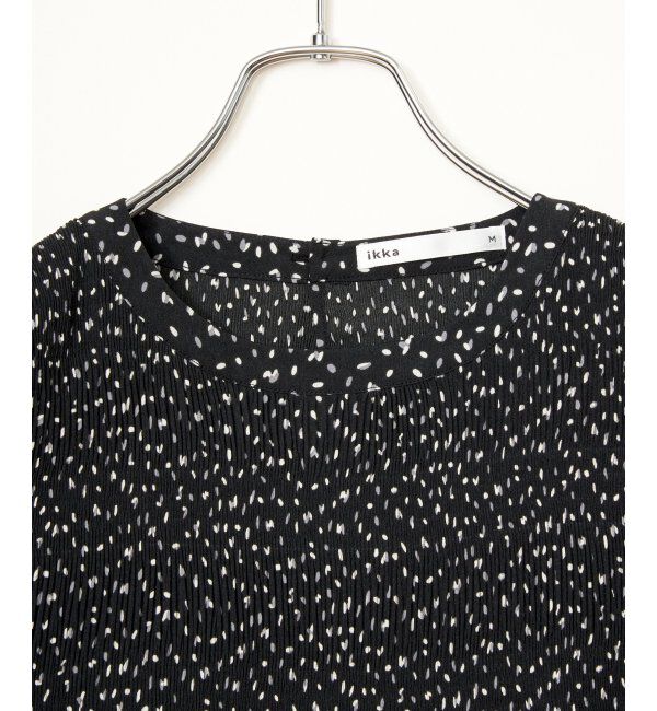 ikka「マジョリカ3段プリーツブラウス」|シャツ・ブラウス|