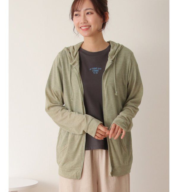 Lbc with Life「UVパーカー L」|その他|オリーブ