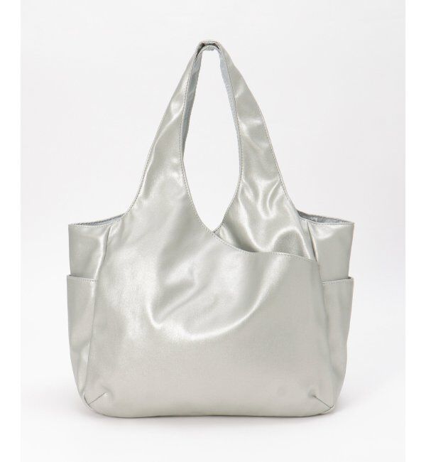 Lbc with Life「フェイクレザークリテバッグ」|その他|シルバー