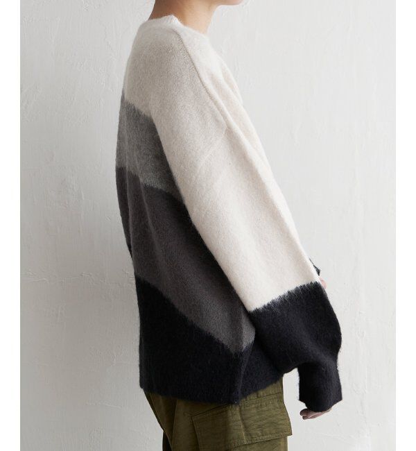 VENCE share style「ウール混モヘアタッチプルオーバー」|ニット・セーター|