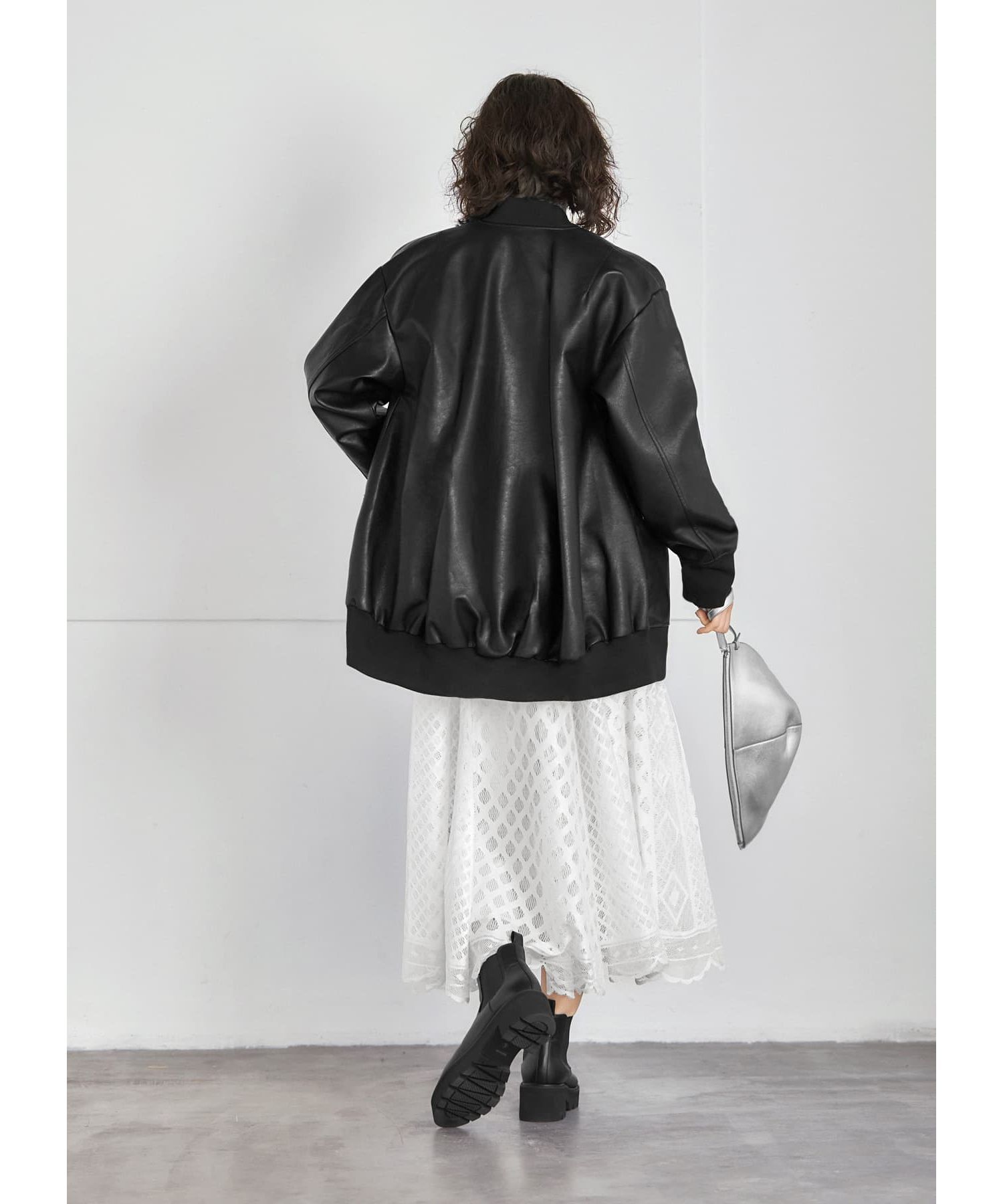 STYLE DELI「フェイクレザーBIGブルゾン」|ブルゾン・スタジャン|