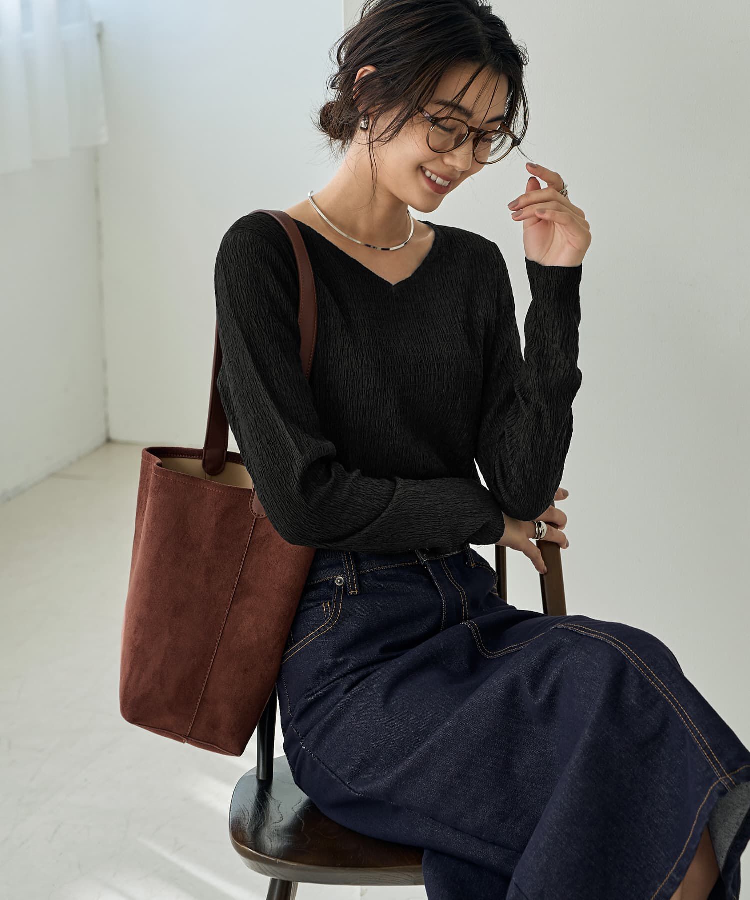 STYLE DELI「スエード調バケツトートバッグ」|トートバッグ|