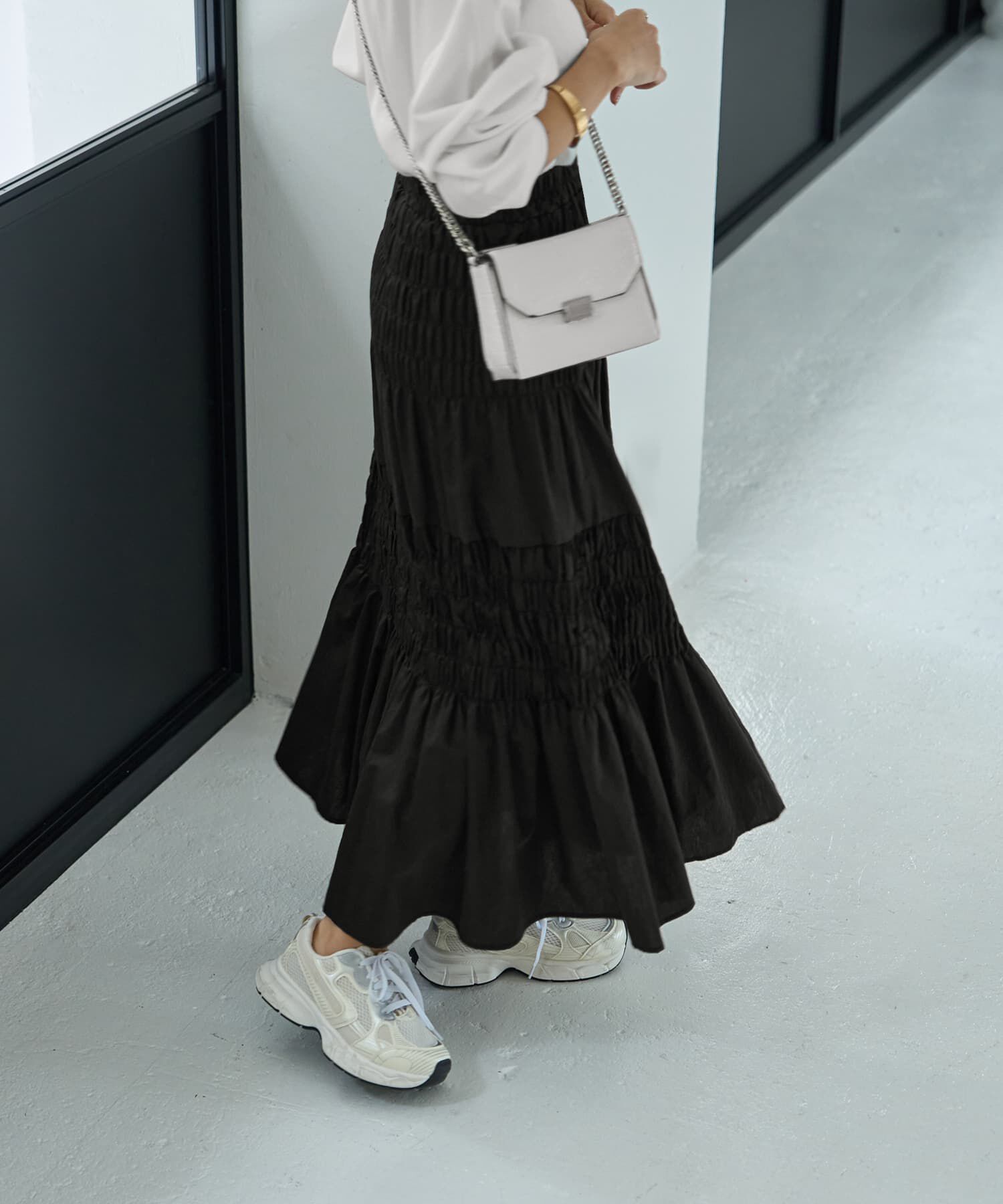 STYLE DELI「コットンシャーリングスカート」|スカート|