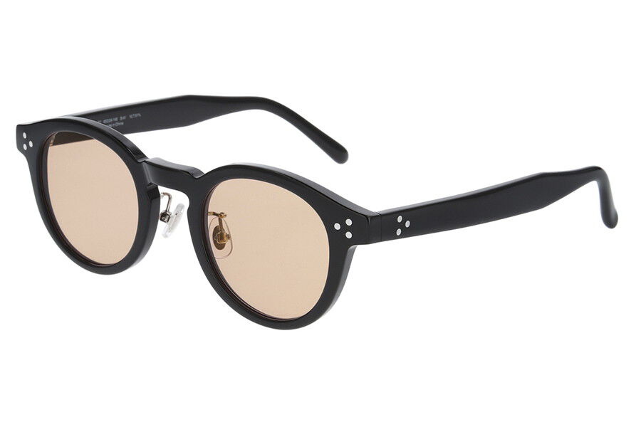  「【WEB限定】ボストン型 サングラス｜黒縁フレーム｜クリアフレーム｜紫外線対策」|サングラス|