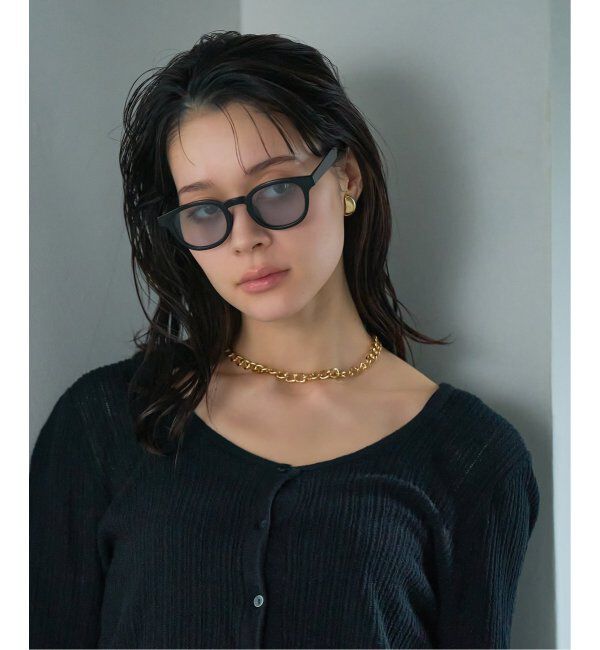  「【WEB限定】ウェリントン型 サングラス | カラーレンズ 軽量 トレンド 紫外線対策 UVカット ユニセックス」|サングラス|