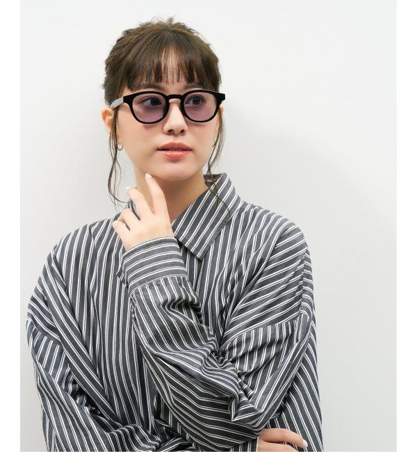  「【WEB限定】ウェリントン型 サングラス | カラーレンズ 軽量 トレンド 紫外線対策 UVカット ユニセックス」|サングラス|