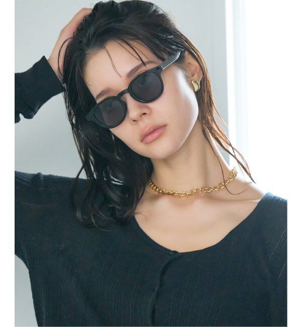  「【WEB限定】ウェリントン型 サングラス | カラーレンズ 軽量 トレンド 紫外線対策 UVカット ユニセックス」|サングラス|